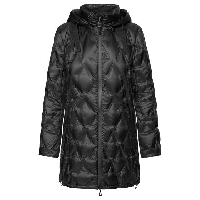 Pūkinis paltas moterims, Juoda, Down coat