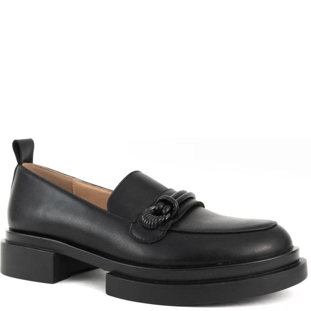 Loaferiai moterims, Juoda, Loafers, SANTINO MILANO