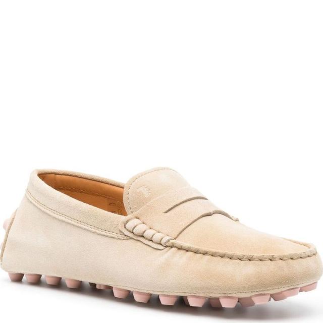 Mokasinai moterims, Smėlio, Gommino bubble suede mocasins