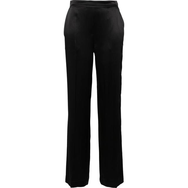 Kelnės moterims, Juoda, Tova pant silk satin