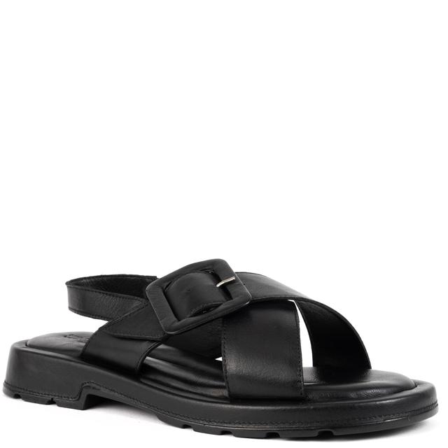 Basutės moterims, Juoda, Sandals