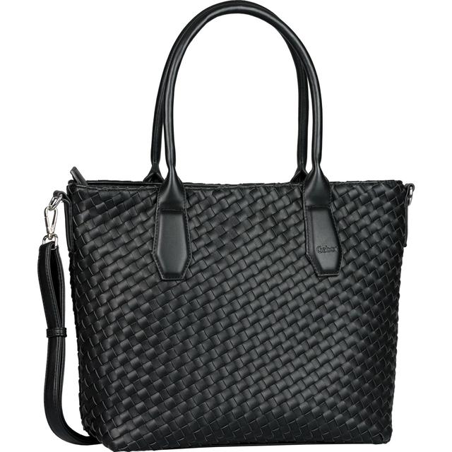 Pirkinių krepšys moterims, Juoda, Emilia tote bag, gab000898-060