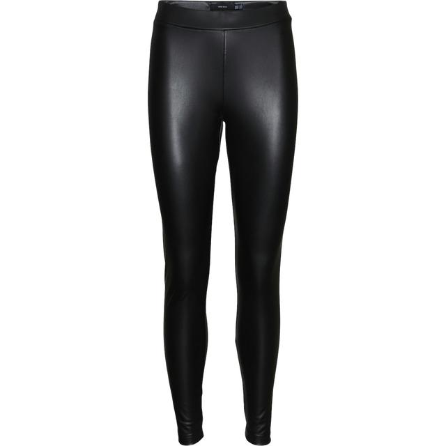 Odinės kelnės moterims, Juoda, Gana legging