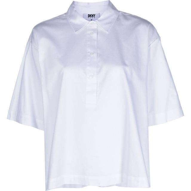 Marškiniai trump. rankovėmis moterims, Balta, Elbow sleeve shirt