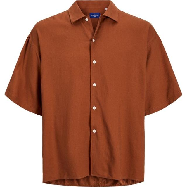 Marškiniai trump. rankovėmis vyrams, Raudona, Paros oversized shirt