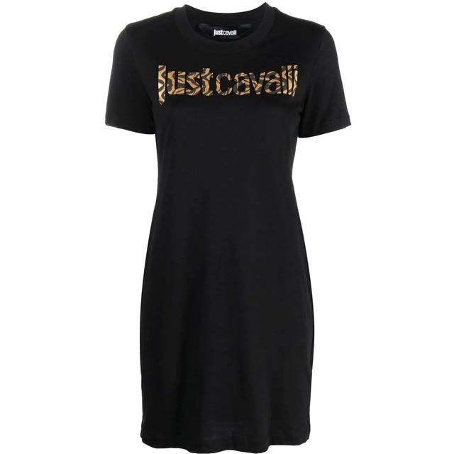 Mini suknelė moterims, Juoda, Logo tiger gold dress