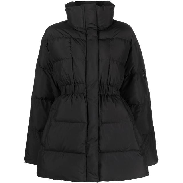 Pūkinis paltas moterims, Juoda, Causale coat