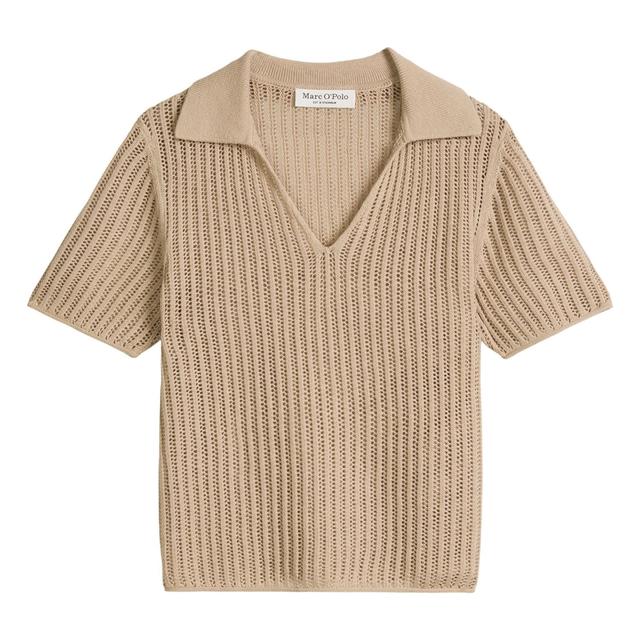Polo marškiniai trumpos rank. moterims, Ruda, 5000014145 Polo short