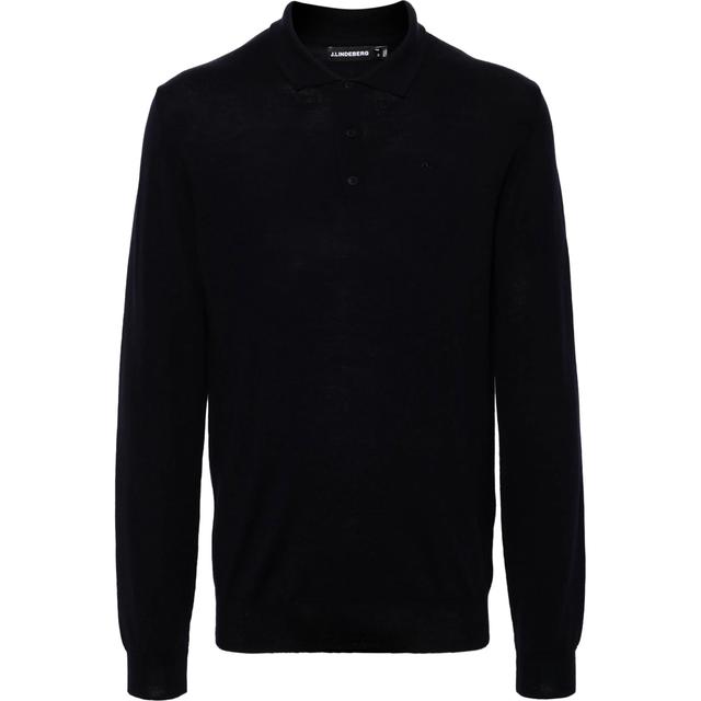 Polo marškiniai ilgos rank. vyrams, Mėlyna, Noel light merino polo shirt