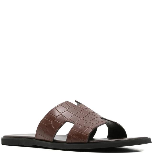 Šlepetės vyrams, Ruda, Slippers