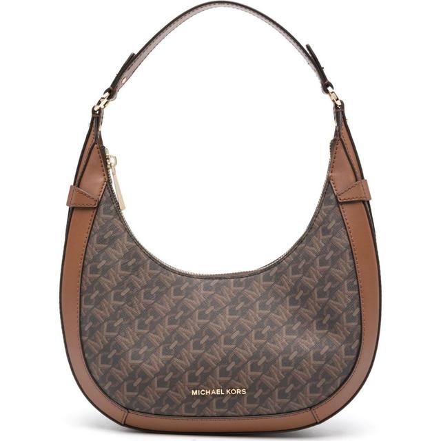 Rankinė per petį moterims, Ruda, Small crescent tz shoulder bag