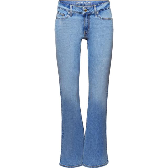 Trumpinti džinsai moterims, Mėlyna, Mid Bootcut Jeans