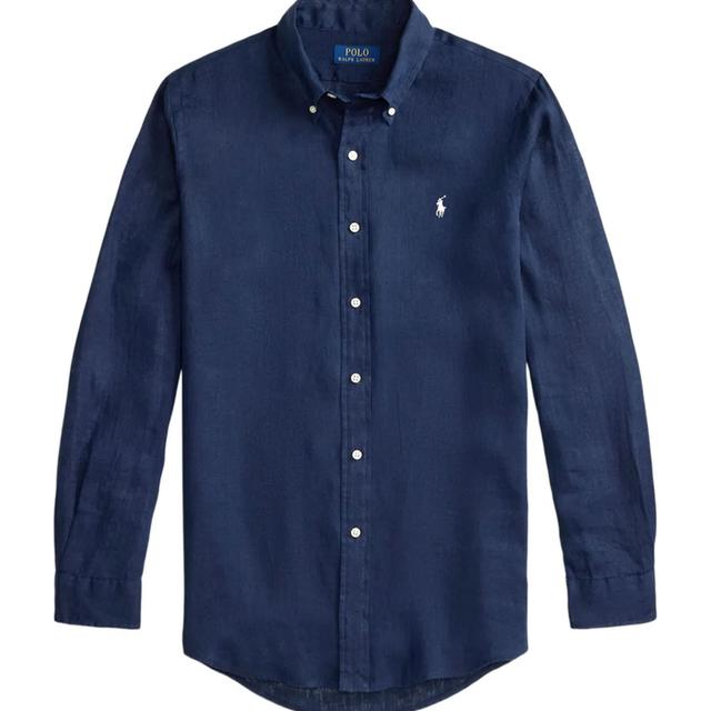 Marškiniai ilgomis rankovėmis vyrams, Mėlyna, Long sleeve-sport shirt