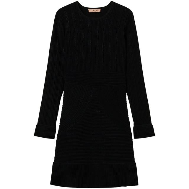 Midi suknelė moterims, Juoda, Midi dress