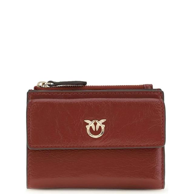 Piniginė moterims, Raudona, Compact wallet shiny calf old