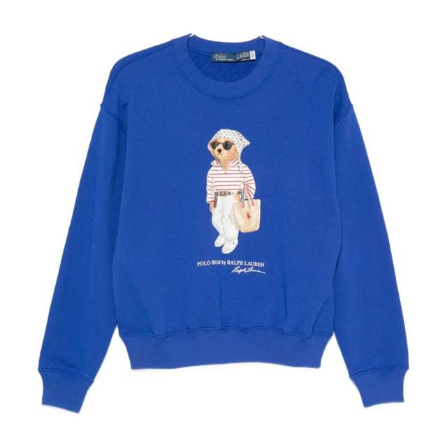 Sportinis nertinis moterims, Mėlyna, Knit-sweatshirt