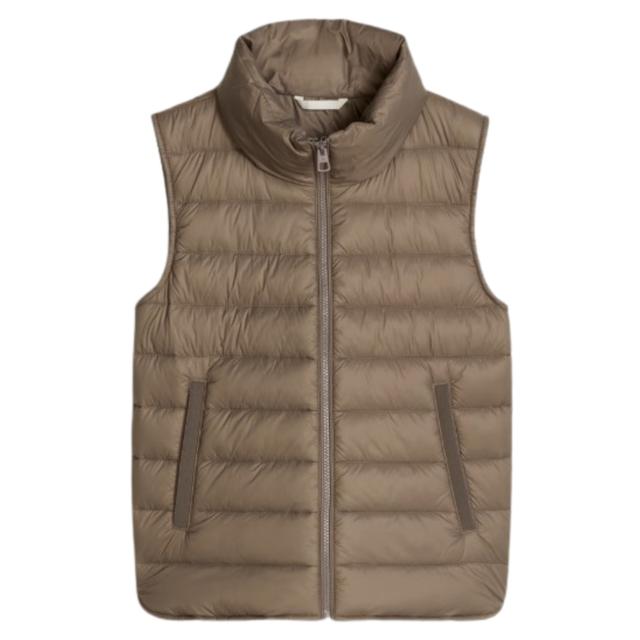 Pūkinė liemenė moterims, Ruda, 5000011880 Puff vest