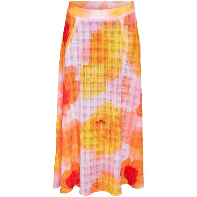 Maxi sijonas moterims, Oranžinė, Nmava hw mmaxi skirt