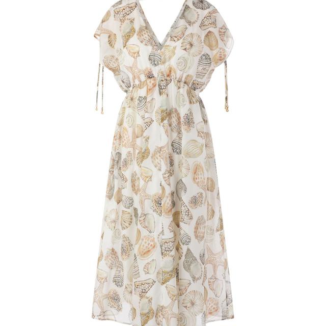 Midi suknelė moterims, Balta, Dress