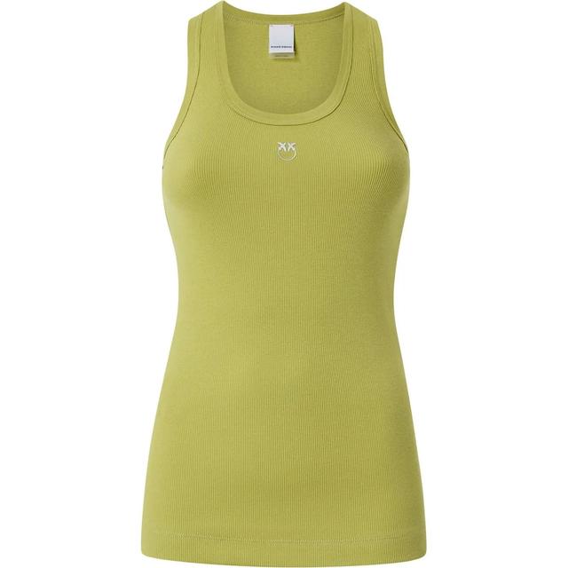 Marškiniai be rankovių moterims, Žalia, Calcolatore tank top