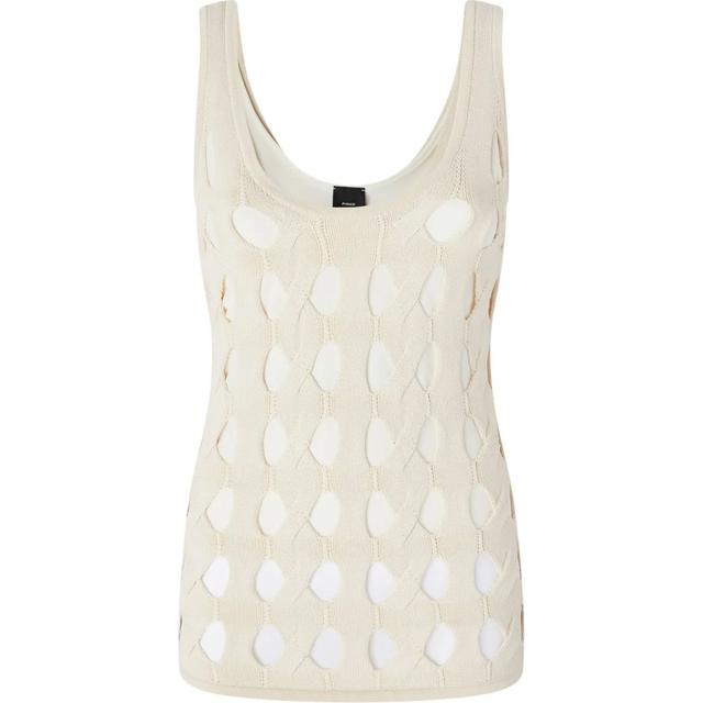 Marškiniai be rankovių moterims, Balta, Derrik tank top