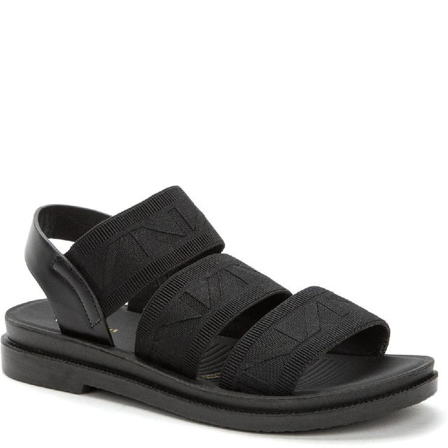 Basutės moterims, Juoda, SANDALS