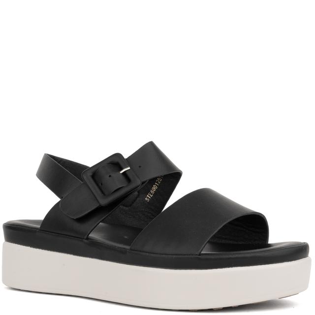 Basutės moterims, Juoda, Sandals