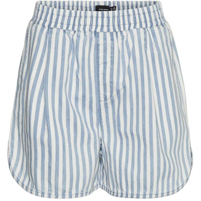 Šortai moterims, Balta, VMLINES MR STRIPED SH