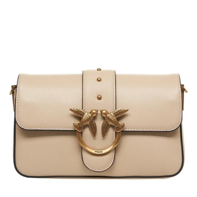 Rankinė per petį moterims, Smėlio, Love one mini shoulder bag