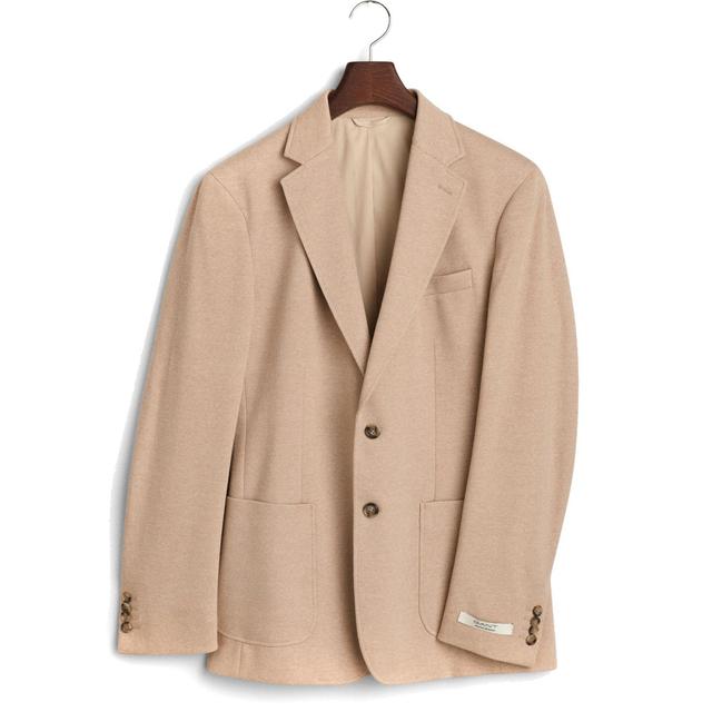 Švarkas vyrams, Chaki, Slim two-tone jersey blazer