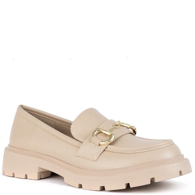 Loaferiai moterims, Smėlio, Loafers