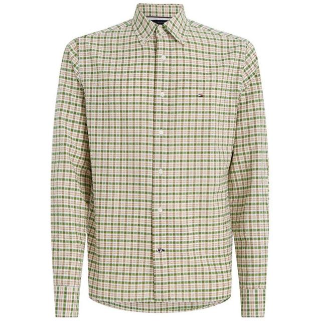 Marškiniai ilgomis rankovėmis vyrams, Žalia, Oxford multi gingham rf shirt