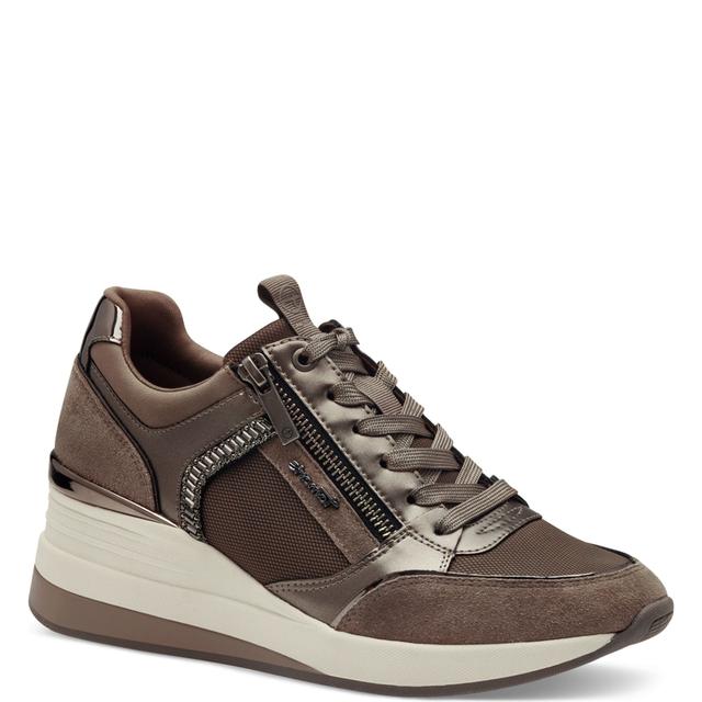 Laisvalaikio bateliai moterims, Smėlio, Sneaker low