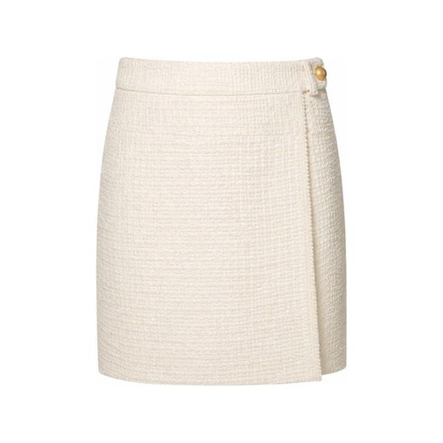 Midi sijonas moterims, Balta, Skirt