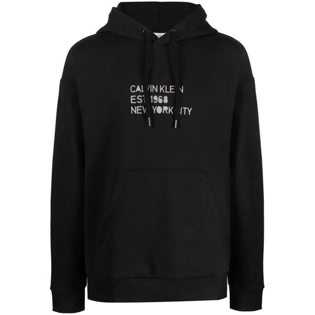 Džemperis vyrams, Juoda, Mixed print stencil  hoodie