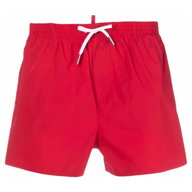 Apatinė kostiumėlio dalis vyrams, Raudona, Boxer midi