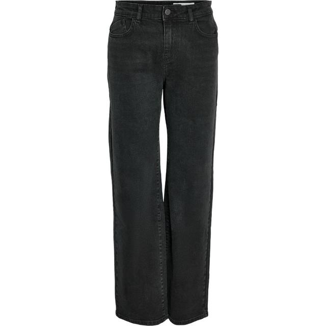 Platūs džinsai moterims, Juoda, Yolanda wide jeans black