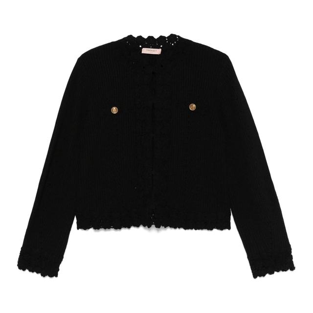 Kardiganas moterims, Juoda, Cardigans