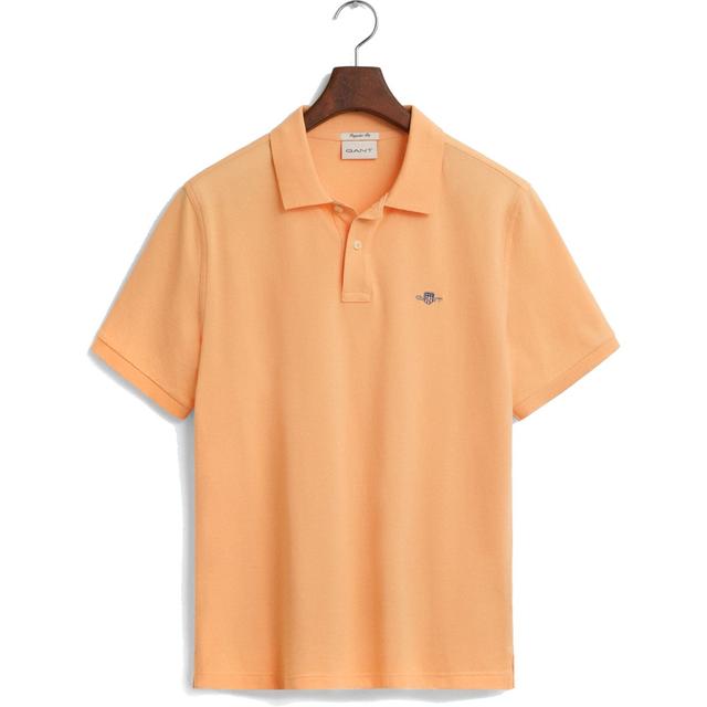 Polo marškiniai trumpos rank. vyrams, Oranžinė, Reg shield SS pique polo