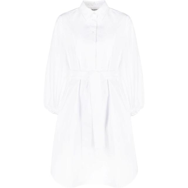 Midi suknelė moterims, Balta, Cotton dress