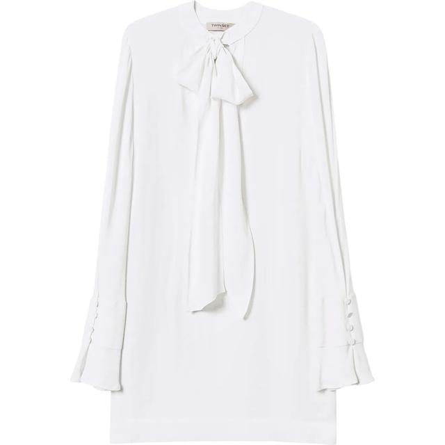 Palaidinės moterims, Balta, Cr?pe de chine blouse