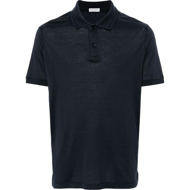 Polo marškiniai trumpos rank. vyrams, Mėlyna, silk polo