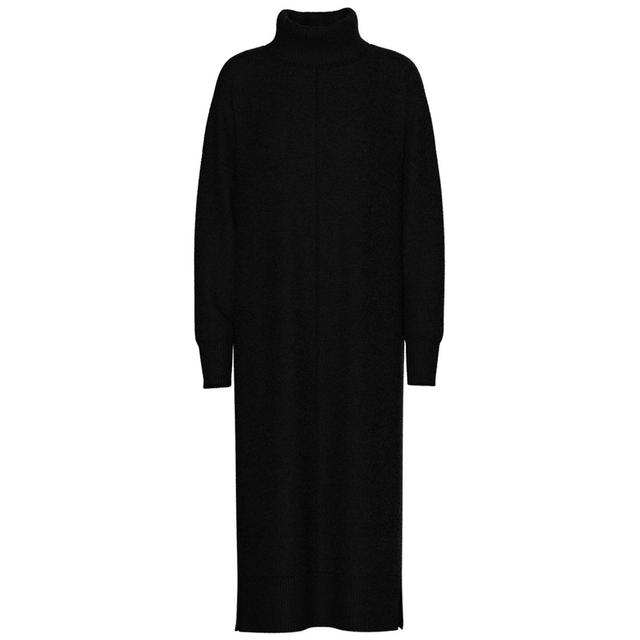 Megzta suknelė moterims, Juoda, Malou knit dress