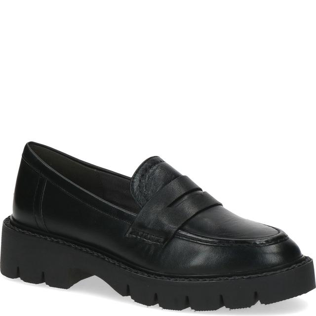 Loaferiai moterims, Juoda, Loafers, cap9-9-24709-41-022