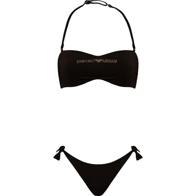 Maudymosi kostiumėlis moterims, Juoda, Bikini