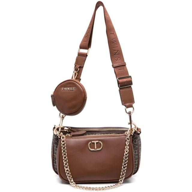 Rankinė per petį moterims, Ruda, Crossbody