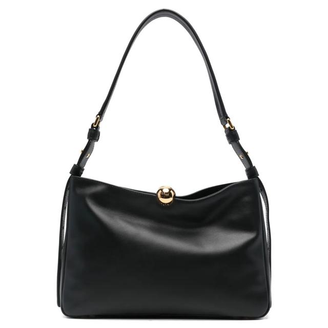 Rankinė per petį moterims, Juoda, Furla sfera soft m shoulder ba