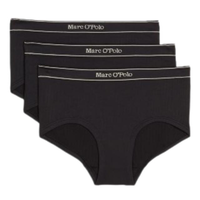 Kelnaitės moterims, Juoda, Midi Brief 3P