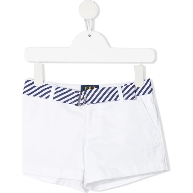 Šortai mergaitėms, Balta, Solid chino short (7-16)