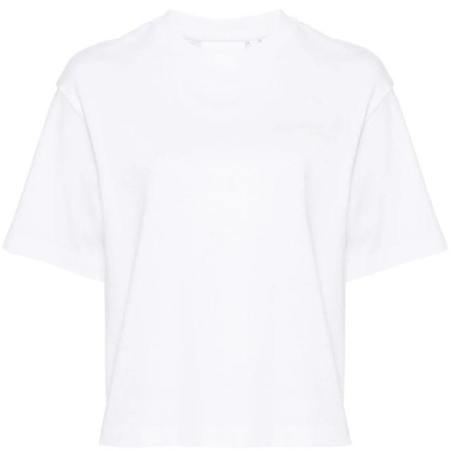 Marškinėliai trump. rankovėmis moterims, Balta, Float oversized t-shirt